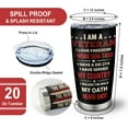 thumbnail image 5 of Veteran Gifts for Men, Navy/Army/Air Force/Marine Corps Veteran Gifts, Vietnam Veteran Gifts, Military Retirement Gifts, Veterans Day Gifts for Proud Patriotic Hard Head Veterans Tumbler 20oz, 5 of 6