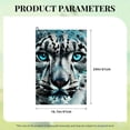 thumbnail image 6 of ONETECH Snow Leopard Golf Towel Golf Accessories and Gifts 24x16in 1PC, 6 of 7