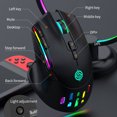 thumbnail image 4 of BM520ratón inalámbrico para Gamer accesorio con 10 botones recargable 3200 DPI Kuymtek ajustable para ordenador de escritorio y portátil, 4 of 8