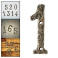 thumbnail image 3 of Home Number, Cast Iron Address Number for Shop Bathroom Sign Door Sign Plaque Ornament , B-1, Standard, 3 of 8