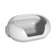 thumbnail image 3 of Fzaqwen Cat Litter Box Kitten Litter Pan Low Entry Large Capacity Portable Splashproof Bedpan Cat Toilet with High Side Pet Supplies, 3 of 7