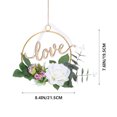 thumbnail image 2 of KAKOWELY 1Ud Flor Colgante De Metal Con Apariencia Para De Bodas Multicolor, 2 of 6