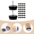 ITSELFER 50pcs Furniture Slider For Hardwood Floor Replacement Chair