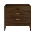 thumbnail image 5 of Sunny Wood Pr3621d Perry 36" Free Standing Hardwood Vanity Cabinet Only - Amber, 5 of 7