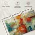 thumbnail image 6 of Elephant Stock Coral Reef Wall Art - Horizontal Multi Panel Canvas - Living Room Wall Decor - Abstract Multi Panel - Orange And Teal Decor By Silvia Vassileva - 45" x 28", 6 of 8