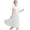 White, variant on CPNG Girls' Soft Floor-Length Chiffon Dress – Ruffled Flutter Sleeves, Pleated Bodice & Cinched Waist for Flower Girl, Wedding Guest & Formal Special Occasions