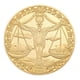 thumbnail image 1 of Regalo coleccionable de monedas conmemorativas chapadas en oro de 12 constelaciones (Libra), 1 of 4