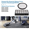 thumbnail image 3 of Pack de 2 filtros HEPA para aspiradoras Rowenta Silence Force Cyclonic 4AAAA (modelo RO76xx) RO7681EA RO7691EA RO7690EA RO7649EA RO7647EA RO7663EA RO7676EA, filtro de repuesto ZR903701, 3 of 5