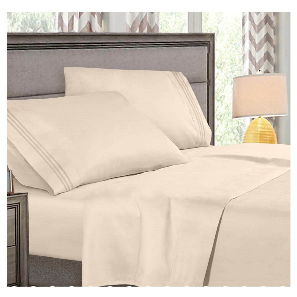 1800 Count Super Deluxe Hotel Quality 4 Piece Deep Pocket Bed Sheet Set