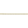 thumbnail image 2 of 10k 1.5mm D/C Extra-Lite Rope Chain in 10k Yellow Gold, 2 of 3