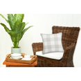 thumbnail image 2 of Franklin Pebble Gingham Check Cotton Blend Accent Throw Pillow 18" x 18", 2 of 4