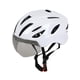 thumbnail image 4 of Casco de bicicleta Accesorios de sombrero de bicicleta Correa ajustable con visor Casco de bicicleta para bicicletas de montaña Actividades al aire Blanco, 4 of 9