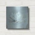 thumbnail image 3 of Luxe Metal Art 'White Lotus' by Svetlana Aleynikova Metal Wall Art, 12" x 12", 3 of 9