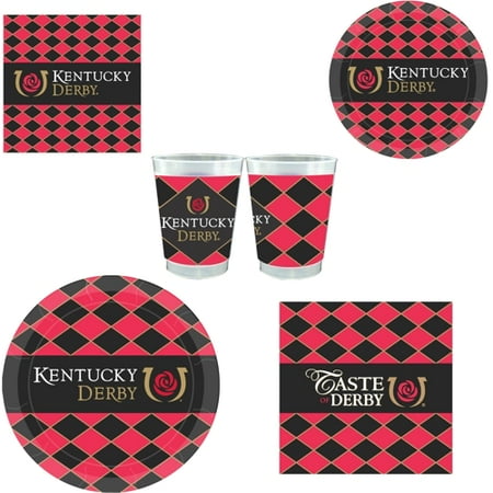 Kentucky Derby Party Pack 120 Pieces Serves 24 Walmart Com