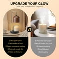 thumbnail image 3 of Merkury Innovationss Matte Taupe Metal Candle Warmer Lamp with Adjustable Height, 3 of 5