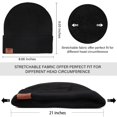 thumbnail image 2 of FZ FANTASTIC ZONE Winter Warm Beanie Hat Touchscreen Gloves Set, Soft Skull Cap Gloves Set for Men Women with Warm Knit Fleece Lined,Grey, 2 of 6