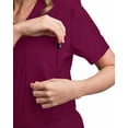 thumbnail image 4 of Green Town Scrubs for Women - Tuck-In V-Neck Scrub Top, Stretch Fabric, Lightweight, Easy Care, 4 of 7