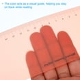 thumbnail image 4 of Unique Bargains Guided Reading Strips Highlight Colored Overlay Bookmark Reading Tracking Ruler for Classroom Light Orange 8pcs, 4 of 6