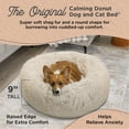 thumbnail image 2 of Best Friends by Sheri Original Calming Donut Dog and Cat Bed, Shag Faux Fur, Oyster, Medium (30x30") - Helps Provide Anxiety Relief for Pets, 2 of 8
