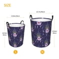 thumbnail image 5 of Daiia Lavender Flowers Round Laundry Basket with Handles Thickened Waterproof Circular hamper,Dirty Clothes Storage Basket for Bedroom,Bathroom,College Dorm-Medium, 5 of 8