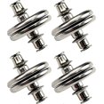 thumbnail image 3 of 4 Pairs Magnit-Curtain Curtain Drape Magnets Magnetic Curtain Buckles Metal Buckle Curtains, 3 of 5