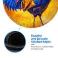 thumbnail image 5 of Disketp Colorful Rooster Small Mouse Pad 7.9x7.9 Inches,Washable Round Mousepad For Office Laptop Computer,Non-Slip Rubber Base Mouse Pads For Wireless Mouse, 5 of 9
