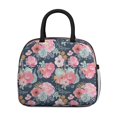 thumbnail image 2 of Womens Pioneer Flower Floral Print Pattern Lunch Box for Work,Insulated Lunch Bag for Women,Loncheras Para Mujer,Leakproof Adult Lunch Bag for Work,Beach,Travel,Picnic,Camping, 2 of 7