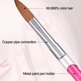 thumbnail image 4 of Nail art brush, Metal/Natural hair, 17 cm, Pink, 4 of 6