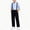 Black, variant on BFHHYA Boys Suspender Dress Pants Straight Leg Formal Pants with Detachable Braces School Unifrom Pants for Wedding Graduation