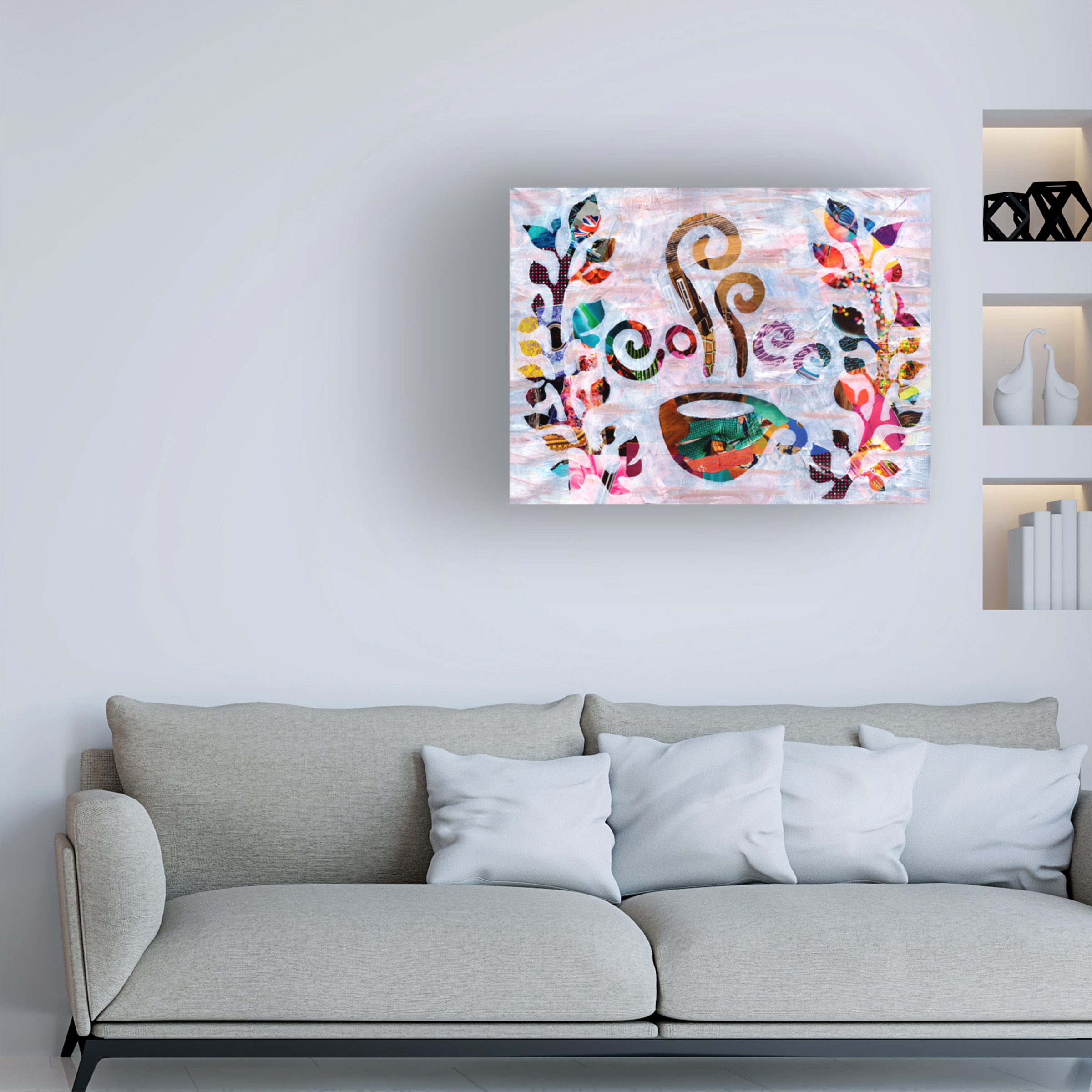 Trademark Fine Art 'Coffee' Canvas Art by Artpoptart
