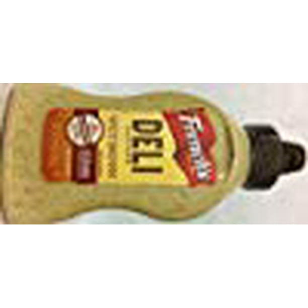French Deli Mustard Spicy Brown 100 Natural 12 Oz. Pk Of 3. Walmart