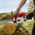thumbnail image 2 of 20 Inch 2 Stroke 52CC Gasoline Powered Wood Cutting Pruning  Chainsaw 7500rpm for DIY Crafts, Ranches, Farms, 2 of 14