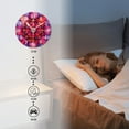 thumbnail image 3 of Battery Operated Wall Clocks with Non-Ticking Sweep Movement,Modern Round Clock Decorative for Bedroom,Office-Beautiful Flower With Petals Made Of Colorful Gemstones(10inch), 3 of 4