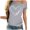 Gray, variant on JUPAOPON Womens Tops Clearance Under $5 Womens Valentine'S Day Heart Printed Short Sleeve Tops Blouse T-Shirt