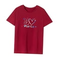 thumbnail image 3 of Camiseta para mujer Verano Suave Verano Tops para Calle Oficina Vacaciones Señoras Regalo S, 3 of 7