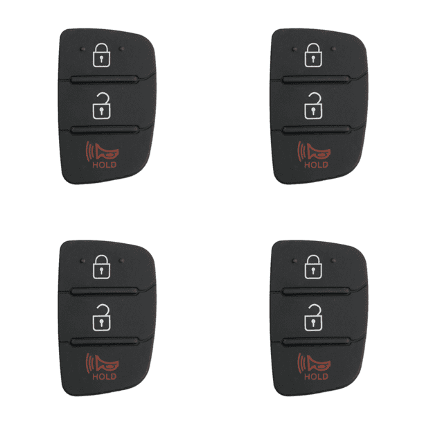Reemplazo La Almohadilla Carcasa Llave Remota Del Coche Con Tapa 3 Botones para (tipo 2)