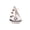 C, variant on RKSTN Sailboat Decorations Wooden Sailboat Small Ornaments Gifts For Others Sailboat Model Home Decorations