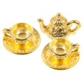 thumbnail image 4 of 1 Set Miniature Tea Set Miniature Iron Teapot Doll House Tiny Teapot Tea Cup Prop, 4 of 4