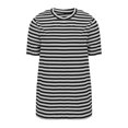 thumbnail image 5 of AherBiu Summer Tops for Women Striped Crewneck Short Sleeve Casual Basic Comfy Top Tees Tshirts Blouse, 5 of 6