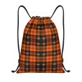 thumbnail image 1 of Lukts Halloween Tartan Plaid Pattern Drawstring Backpack Bag Sport Gym Sackpack,String Backpack Sport Bag Sack,Cinch Tote Gym Backpack-Medium, 1 of 6