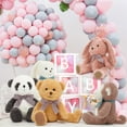 thumbnail image 6 of MorisMos Bulk Stuffed Animals 5-Packs Plush Toys Cute Teddy Bear/Monkey/Bunny/Panda with Bow Ties 12.5 Inches, 6 of 9