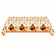 thumbnail image 3 of Thanksgiving Tablecloth Rectangle Turkey Maple Leaf Waterproof & Scratch Resistant for Dinner Party Indoor Outdoor Kitchen Dining Fall Decorations for Home by MPOISVA, 3 of 7