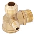 thumbnail image 1 of Air Compressor Check Valve，Male Thread 90 Degree Brass Check Valve，20x19x10mm Brass Air Compressor Check Valve Spare Parts, 1 of 8