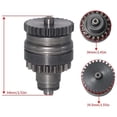 thumbnail image 5 of Electric Starter Motor For KTM 250cc 300cc EXC Motorcycle Engine Parts Motor And Bendix Set Replace For 55140001100 55140026400, 5 of 7