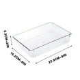 thumbnail image 3 of Openpig Drawer Organizers, Plastic Clear Non Slip Non Cracking kitchen drawer organizer Stackable Bathroom Drawer Organizer Trays, Storage Bins for Makeup, Bathroom, Kitchen Office, 3 of 3