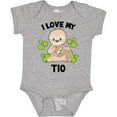 thumbnail image 3 of Inktastic Cute Sloth I Love My Tio with Green Leaves Boys or Girls Baby Bodysuit, 3 of 5