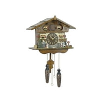 Quartz Cuckoo Clock Swiss house with music