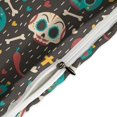 thumbnail image 4 of HAHDAXIA Skull Cute Pattern Bedding Solid Comforter Set for All Seasons,3 Pieces(1 Comforter+2 Pillowcases),Soft Microfiber Bedding Set Twin(86"x70"), 4 of 7