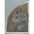 thumbnail image 2 of Elihu Vedder 18x24 Black Ornate Framed Double Matted Museum Art Print Titled: Cartoon For&nbsp;Jupiter (1893), 2 of 5