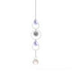 thumbnail image 1 of Sunshine Catcher Gardening Crafts Bedroom Decoration Silvers Pointed Beads Star Double Heart 5-piece Set Crystal Pendant, 1 of 6